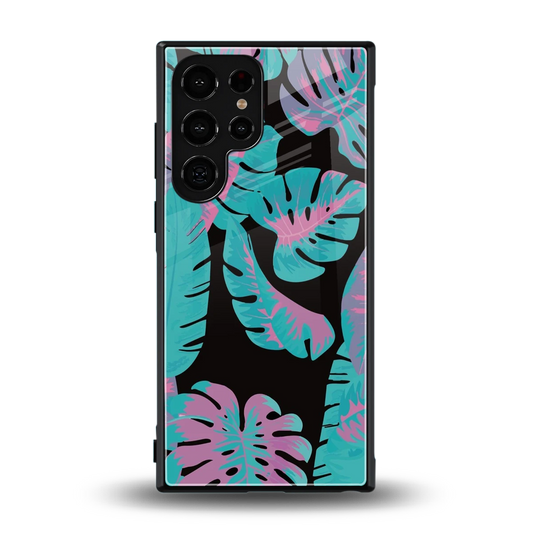 Twilight Foliage back phone cover | glass case for samsung galaxy s24 ultra