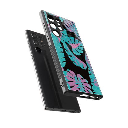Twilight Foliage sleek samsung galaxy s24 ultra cover with tempered glass back and TPU edges