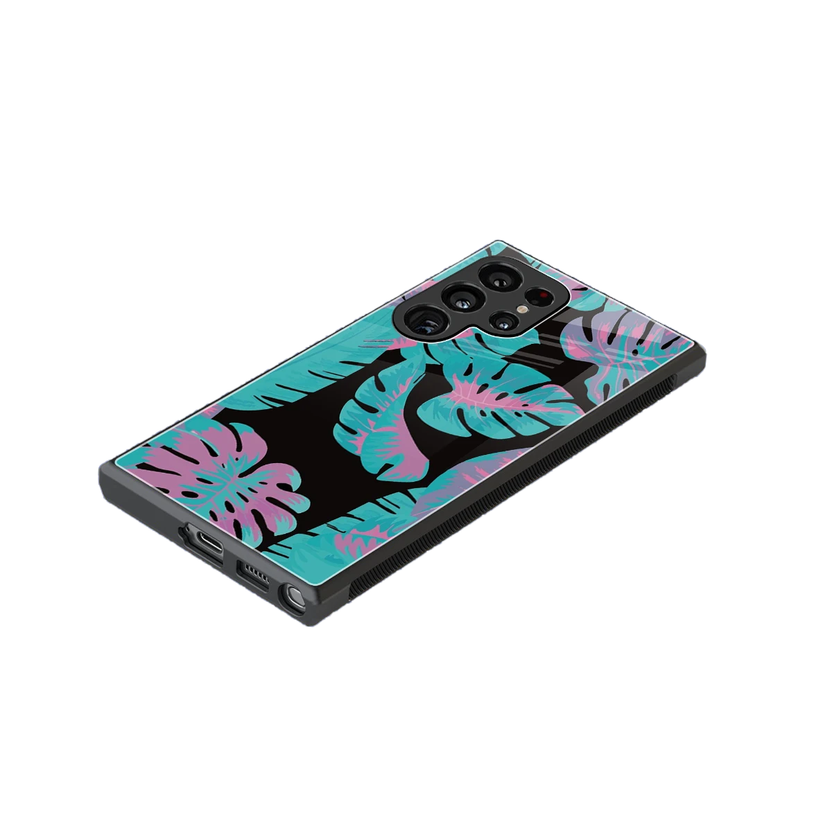 Twilight Foliage stylish phone case for samsung galaxy s24 ultra | glossy glass and slim fit
