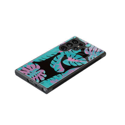 Twilight Foliage stylish phone case for samsung galaxy s24 ultra | glossy glass and slim fit