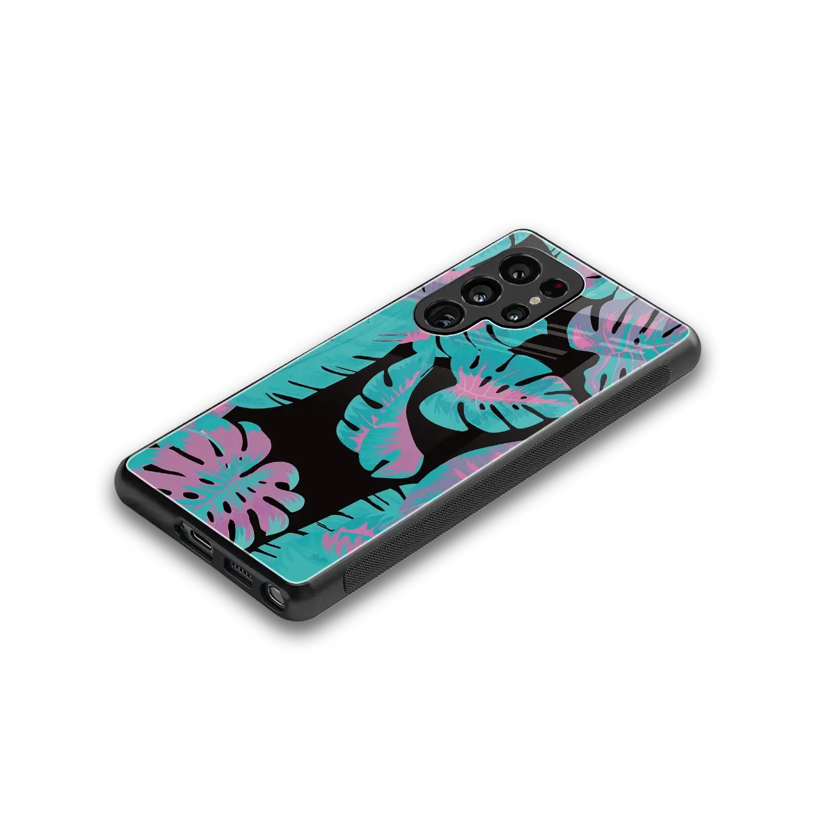 Twilight Foliage stylish phone case for samsung galaxy s25 ultra | glossy glass and slim fit