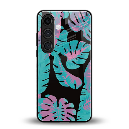 Twilight Foliage back phone cover | glass case for samsung galaxy s24