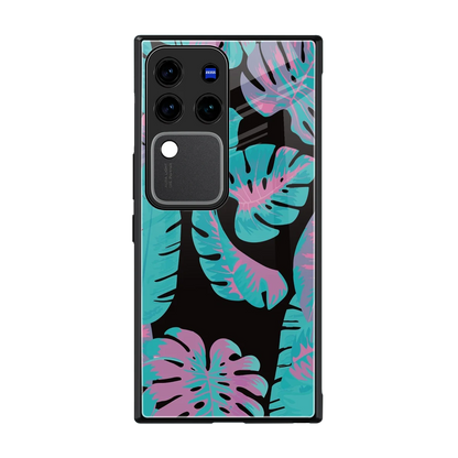 Twilight Foliage back phone cover | glass case forvivo v30 pro