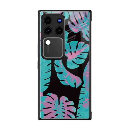 Twilight Foliage back phone cover | glass case forvivo v30 pro