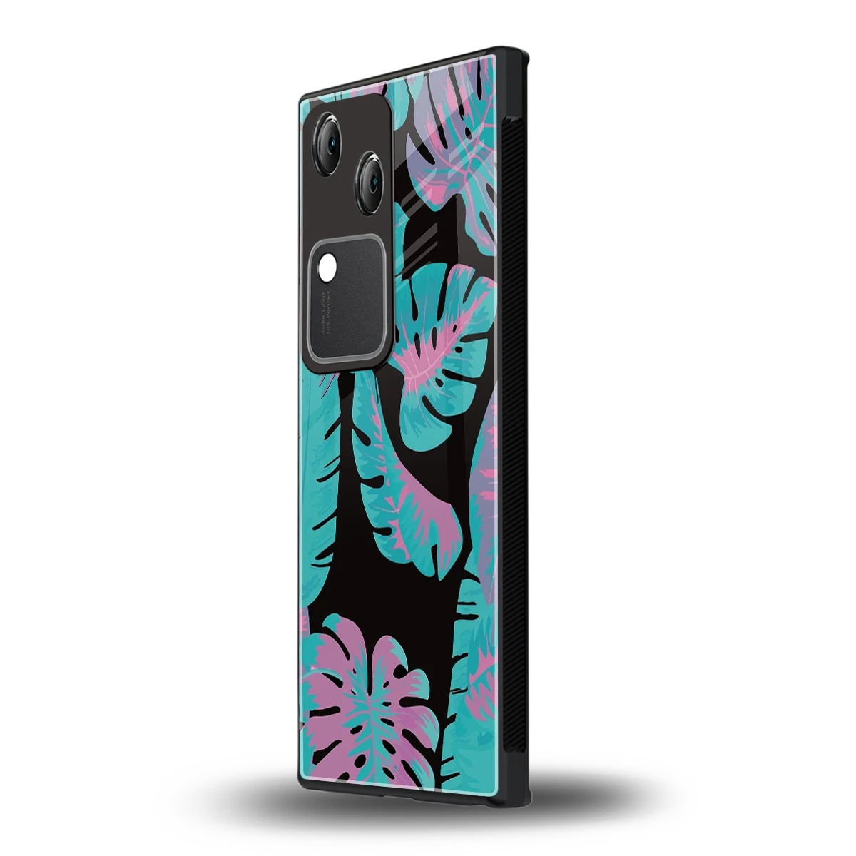 Twilight Foliage vivo v30 mobile cover | shockproof glass phone case