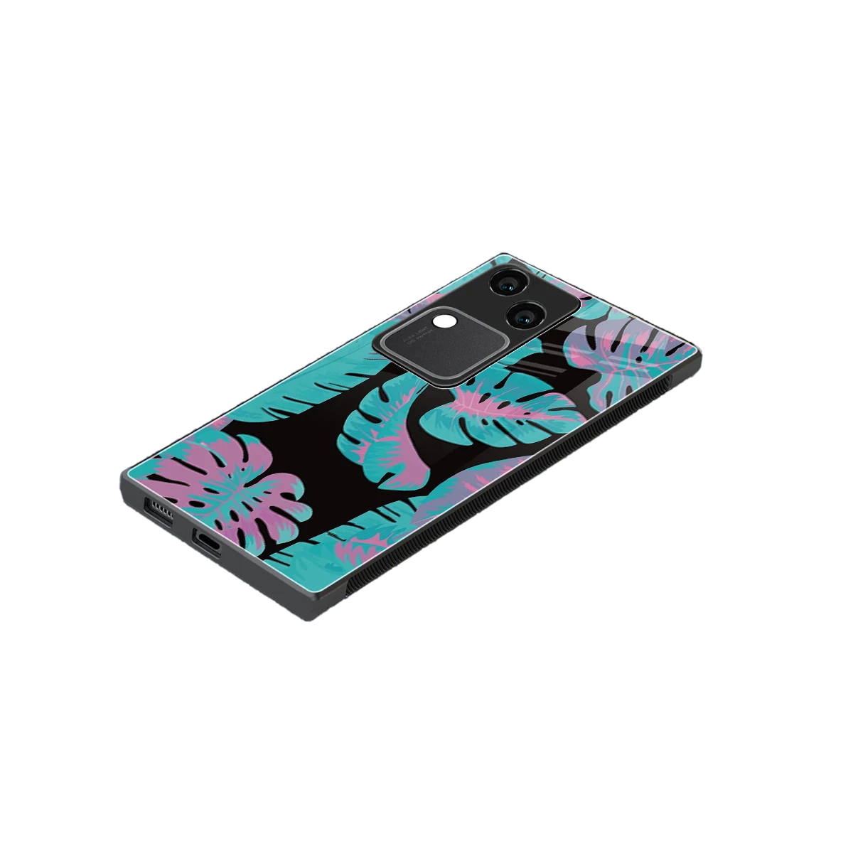 Twilight Foliage stylish phone case for vivo v30 | glossy glass and slim fit