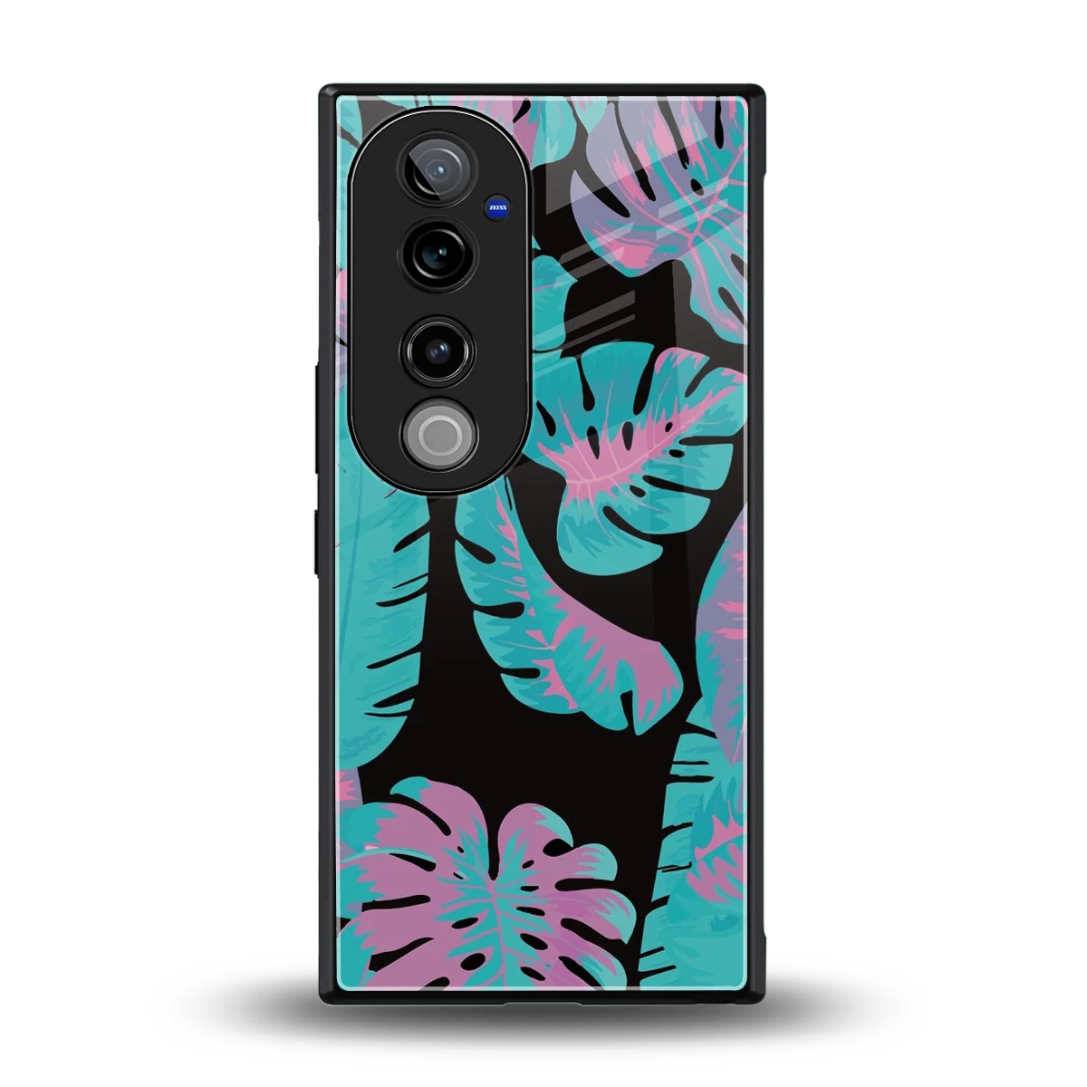 Twilight Foliage back phone cover | glass case for vivo v40 pro