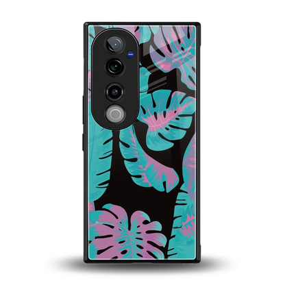 Twilight Foliage back phone cover | glass case for vivo v40 pro