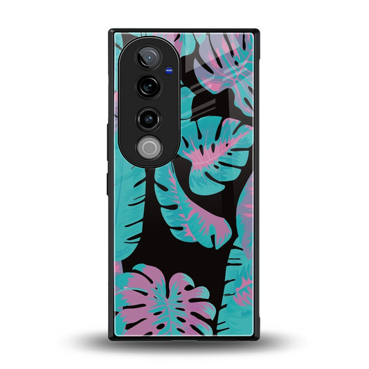 Twilight Foliage back phone cover | glass case for vivo v40 pro