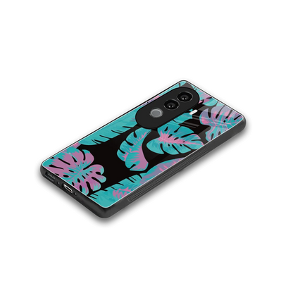 Twilight Foliage stylish phone case for vivo v40e | glossy glass and slim fit