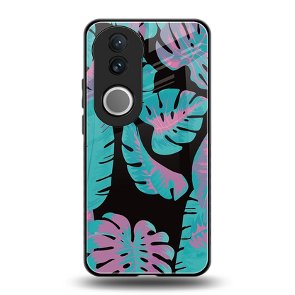 Twilight Foliage back phone cover | glass case for vivo v50