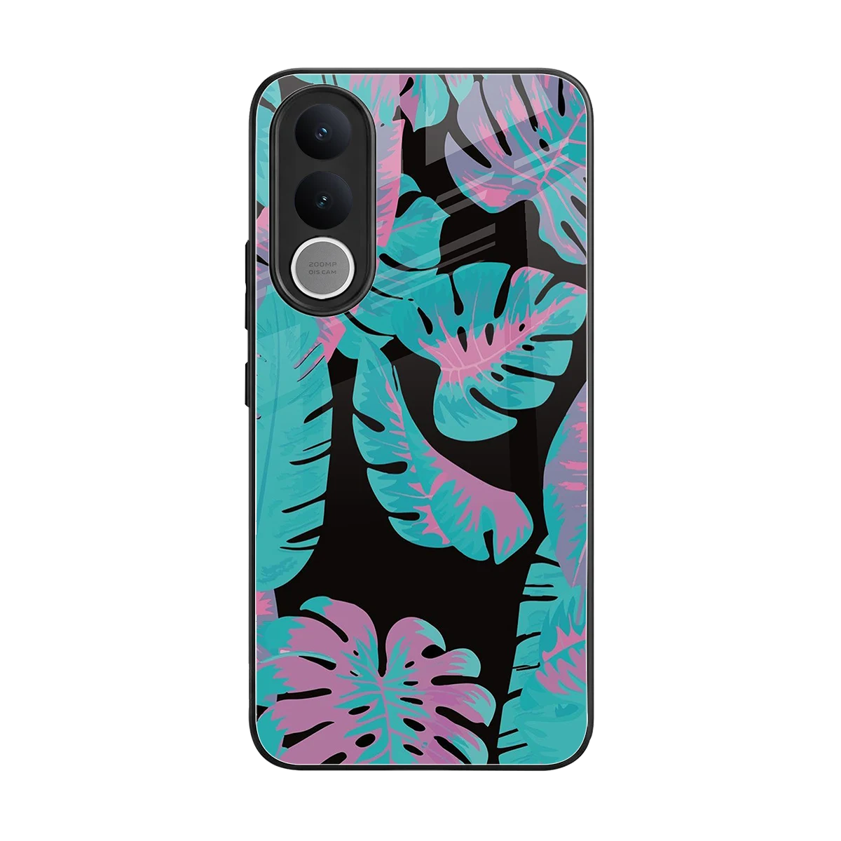 Twilight Foliage back phone cover | glass case for vivo v70 fe