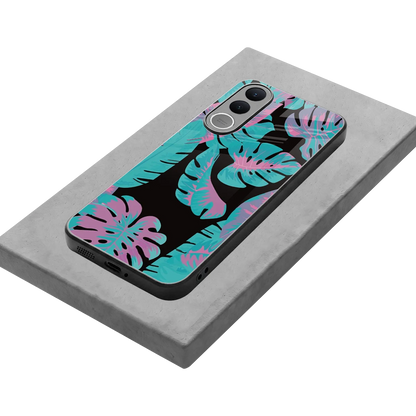 Twilight Foliage stylish phone case for vivo v70 fe | glossy glass and slim fit