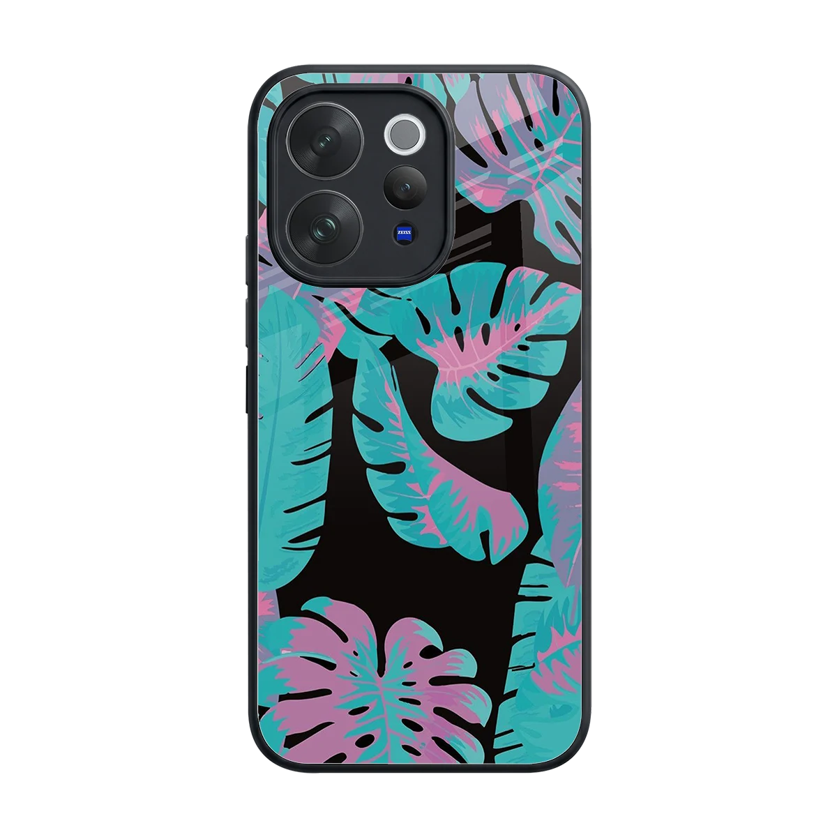Twilight Foliage back phone cover | glass case for vivo v70 elite