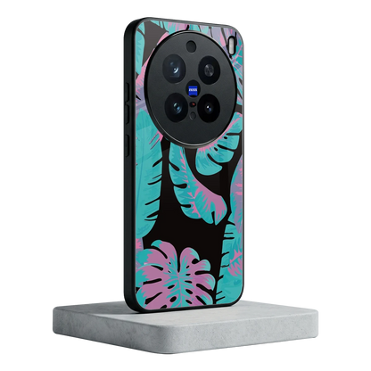 Twilight Foliage vivo x200 pro mobile cover | shockproof glass phone case