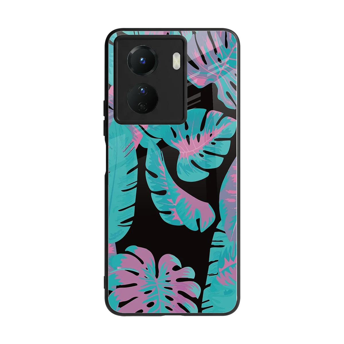 Twilight Foliage back phone cover | glass case for vivo y16