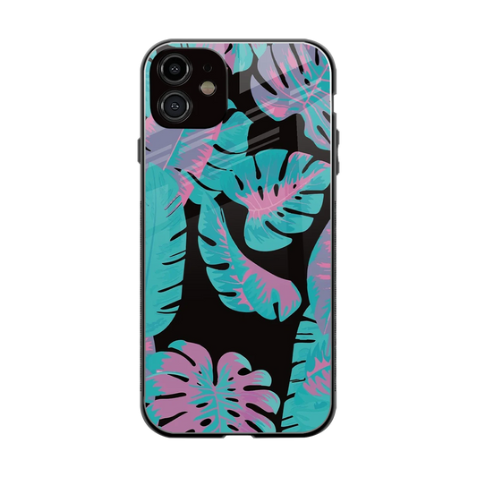 Twilight Foliage back phone cover | glass case for iphone 12