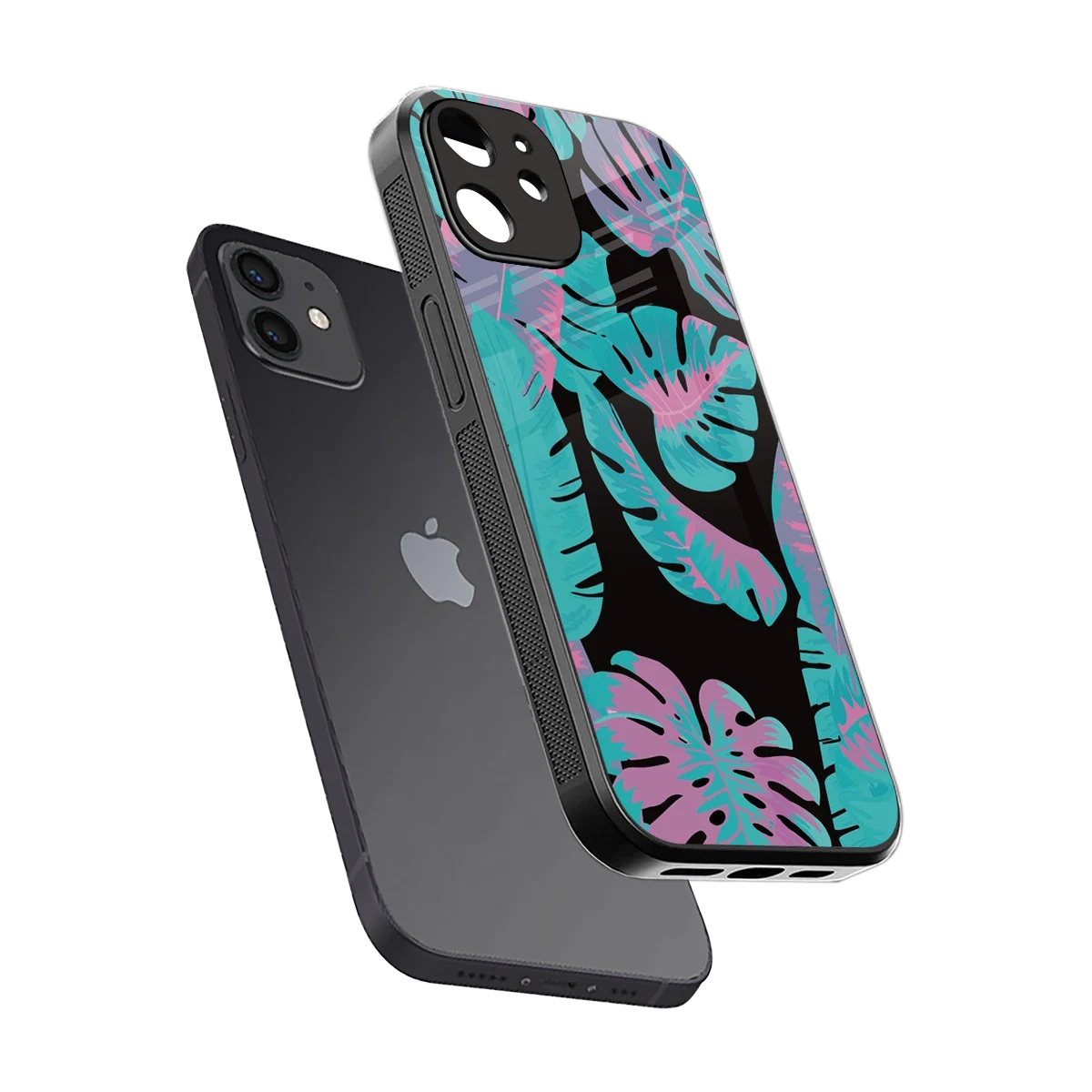 Twilight Foliage sleek iphone 11 cover with tempered glass back and TPU edges