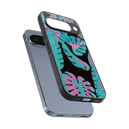 Twilight Foliage sleek google pixel 10 cover with tempered glass back and TPU edges
