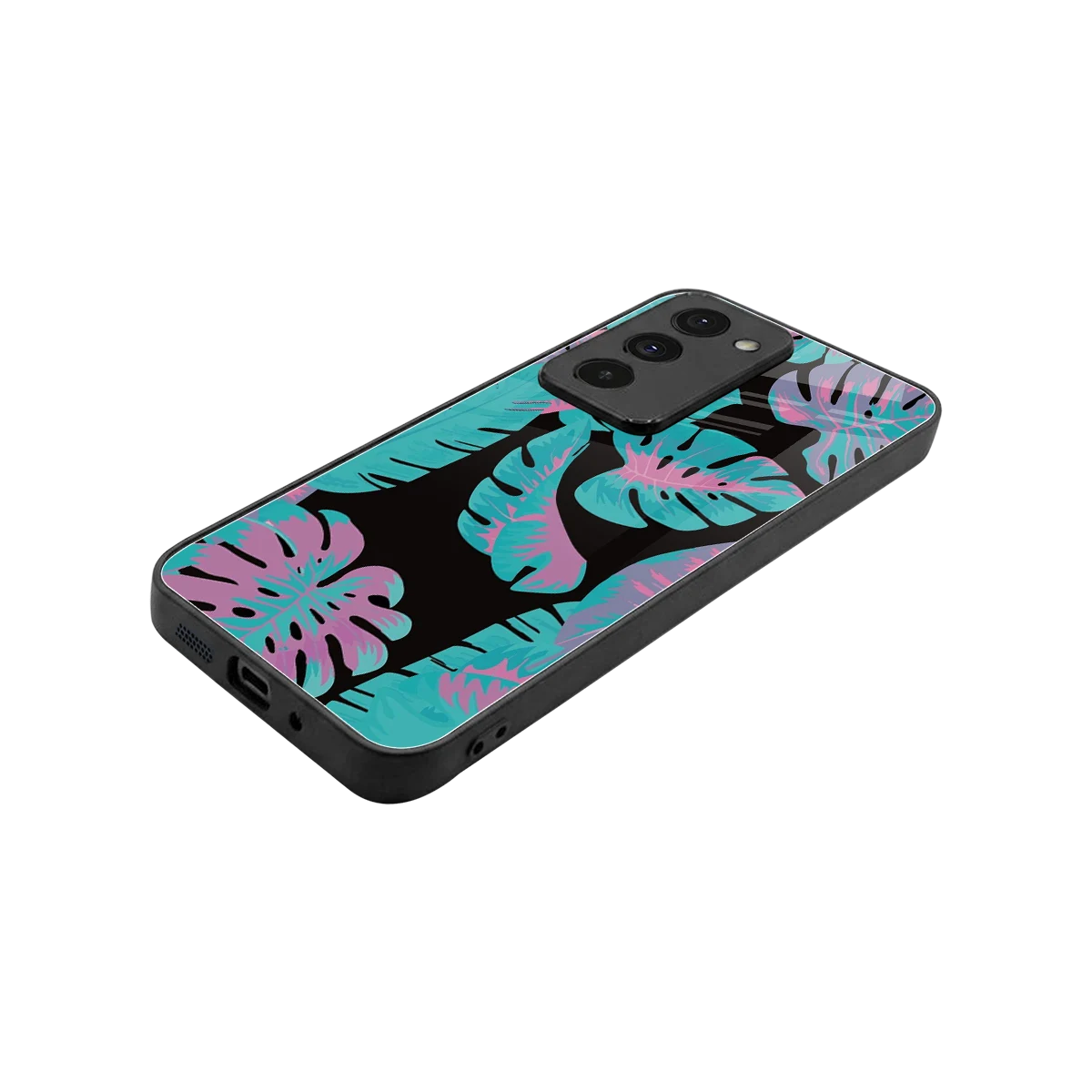 Twilight Foliage stylish phone case for redmi 15 5g | glossy glass and slim fit
