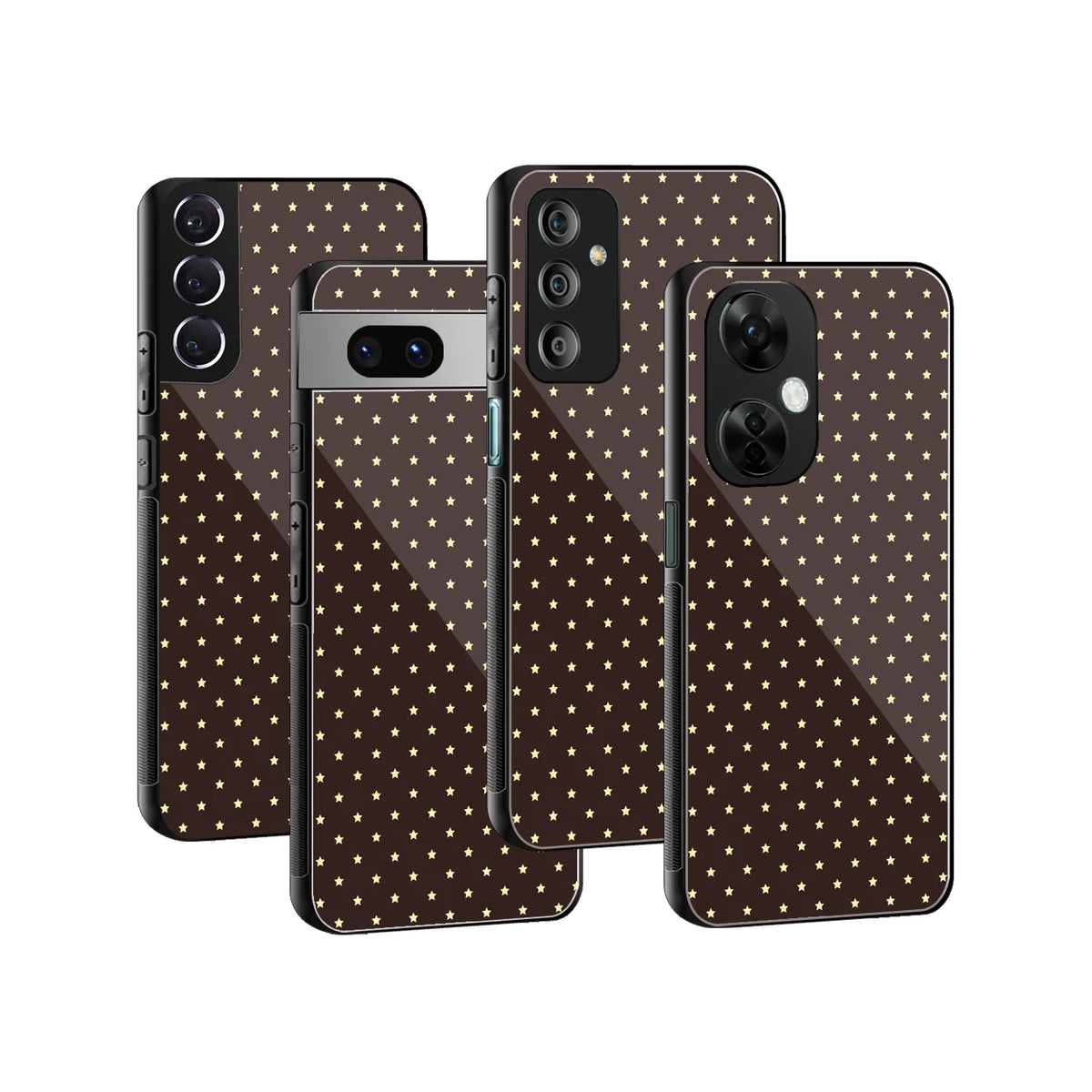 Stylish Glass Back Case for All Smartphones iPhone, Samsung, OnePlus, Pixel, Redmi, Oppo, Vivo, Motorola