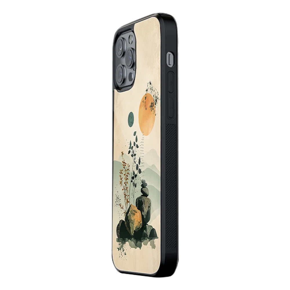 Trendy Glass Back Mobile Case for iPhone, Samsung, Redmi, OnePlus, Google Pixel, Motorola