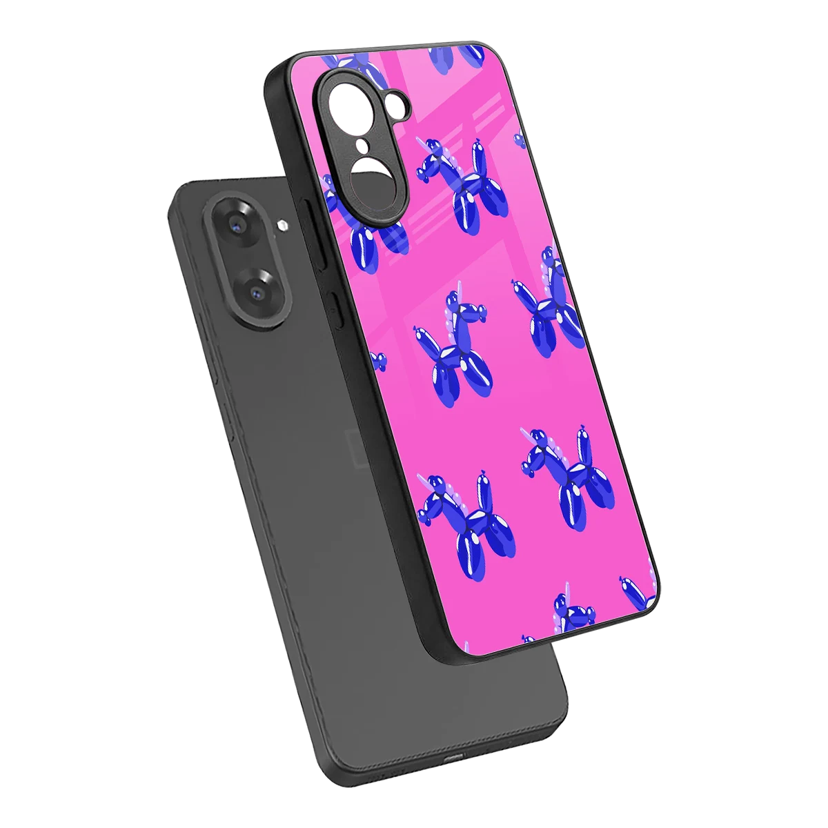 Unicorn sleek oneplus nord ce5 5g cover with tempered glass back and TPU edges