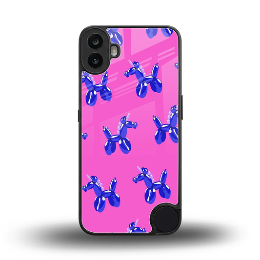Unicorn back phone cover | glass case for cmf nothing phone 1
