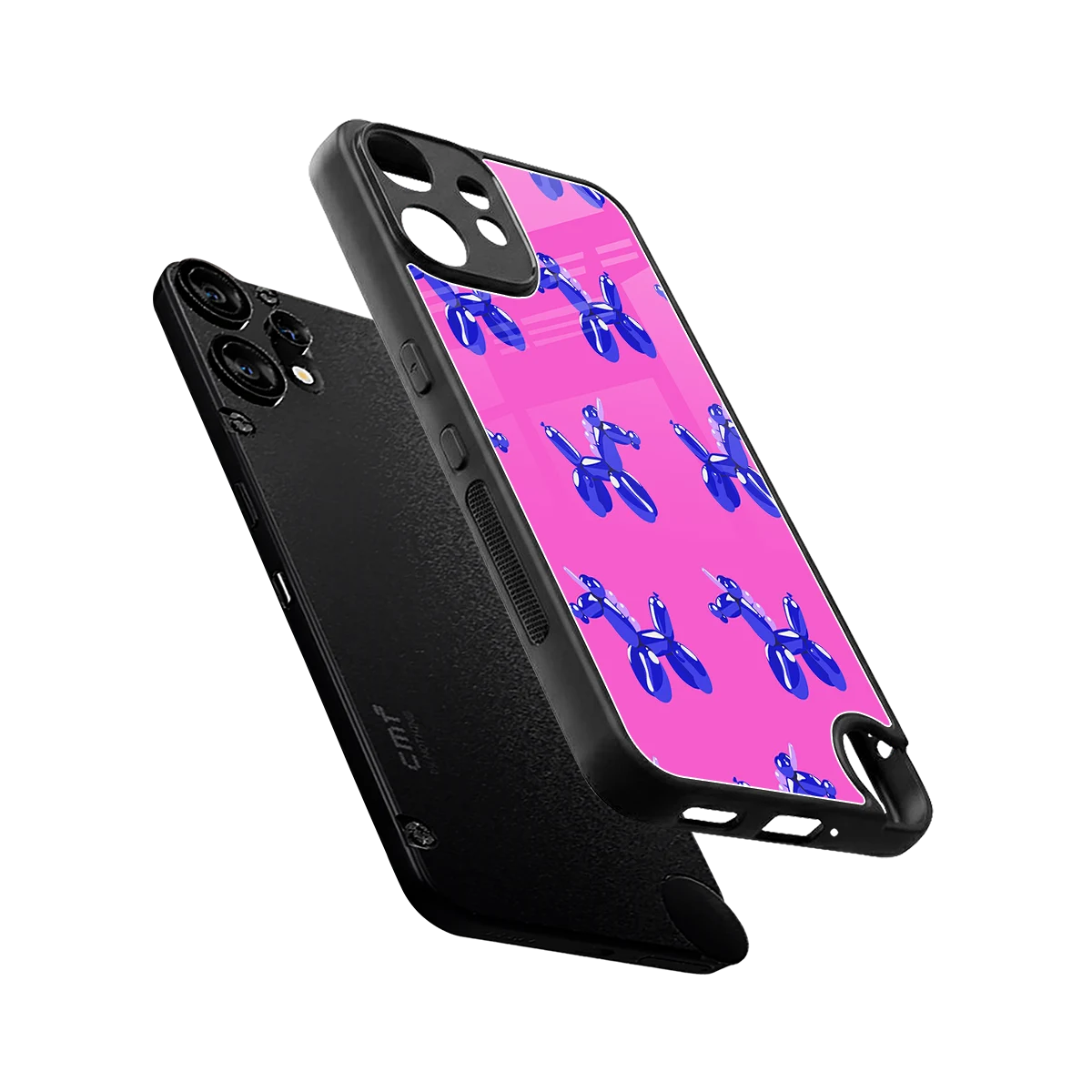 Unicorn sleek cmf nothing phone 2 pro cover with tempered glass back and TPU edges