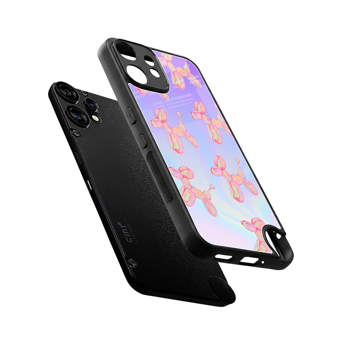 Unicorn Dreams sleek cmf nothing phone 2 pro cover with tempered glass back and TPU edges