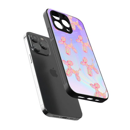 Unicorn Dreams sleek iphone 13 pro cover with tempered glass back and TPU edges