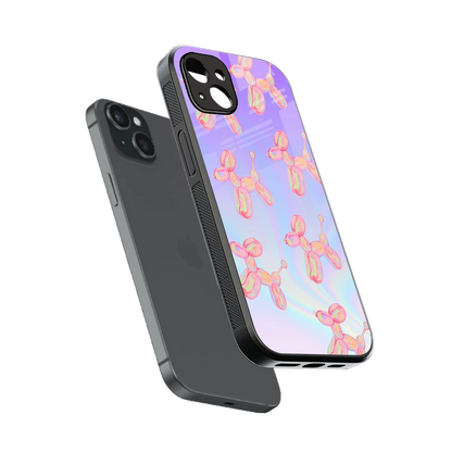 Unicorn Dreams sleek iphone 14 plus cover with tempered glass back and TPU edges