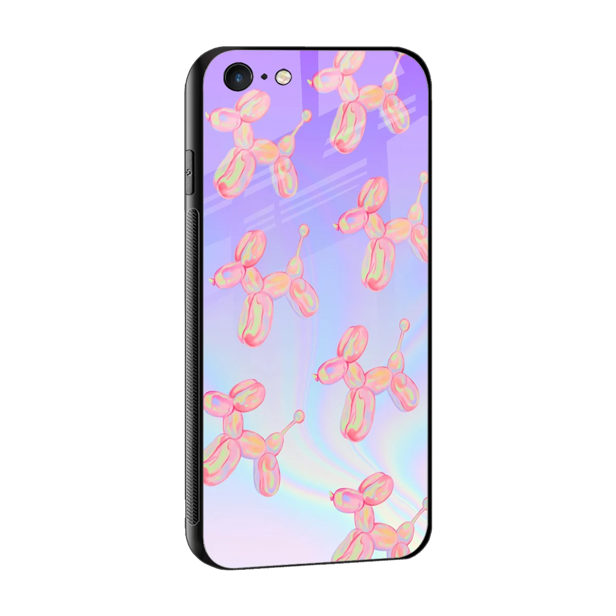 Unicorn Dreams sleek iphone 6s plus cover with tempered glass back and TPU edges