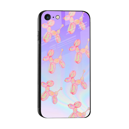 Unicorn Dreams sleek iphone 7 cover with tempered glass back and TPU edges