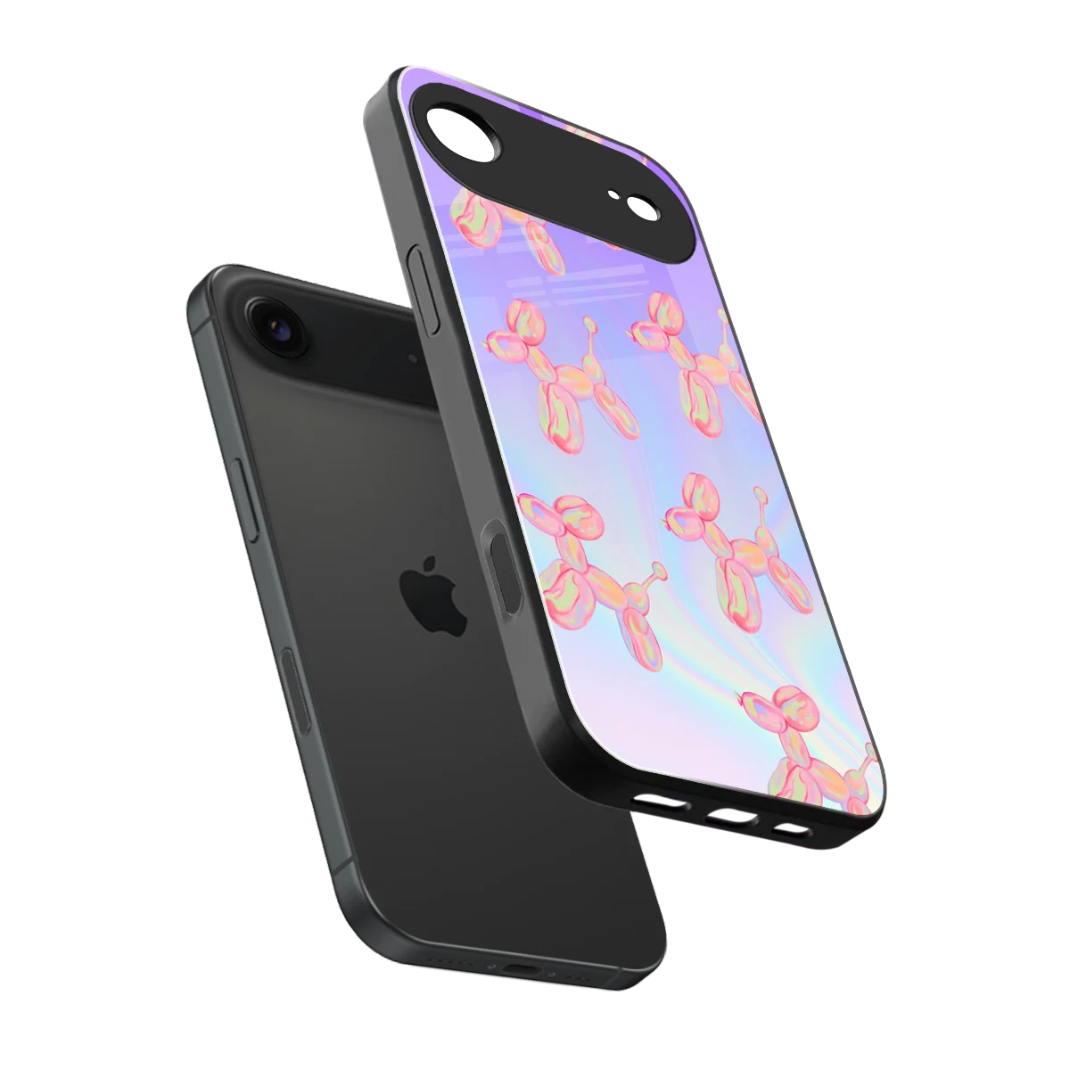 Unicorn Dreams sleek iphone air cover with tempered glass back and TPU edges
