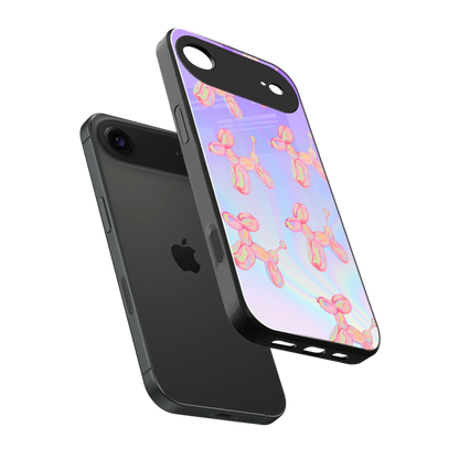 Unicorn Dreams sleek iphone air cover with tempered glass back and TPU edges