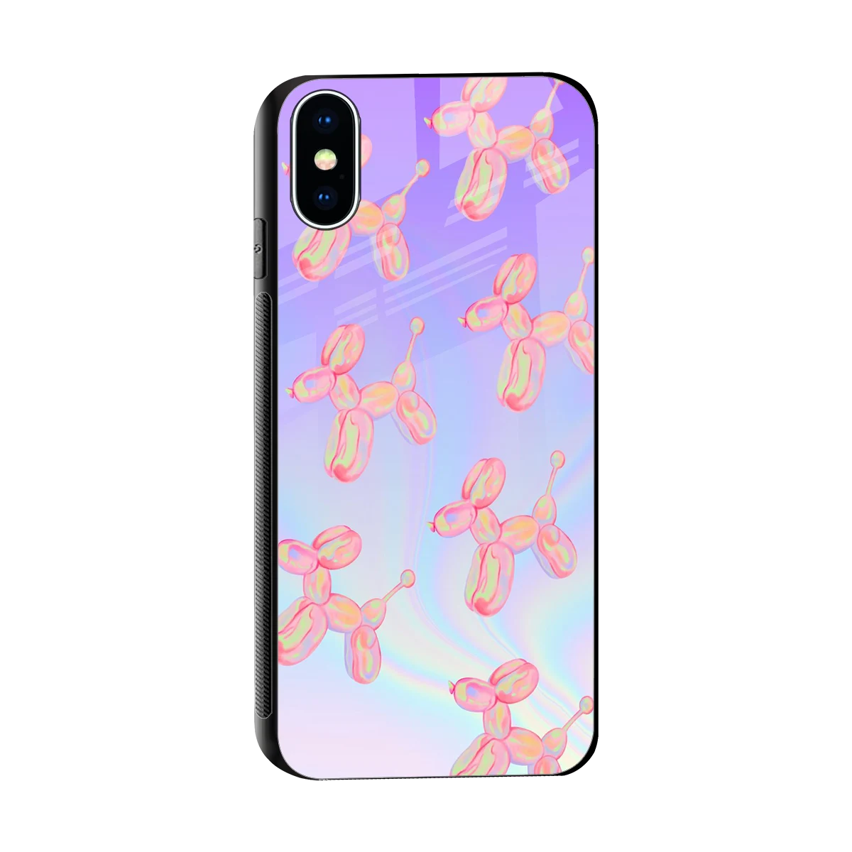 Unicorn Dreams sleek iphone x cover with tempered glass back and TPU edges