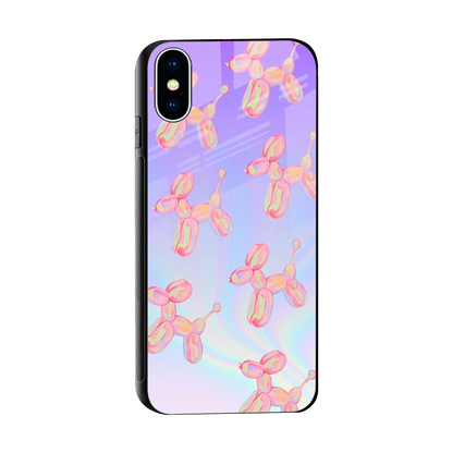Unicorn Dreams sleek iphone x cover with tempered glass back and TPU edges