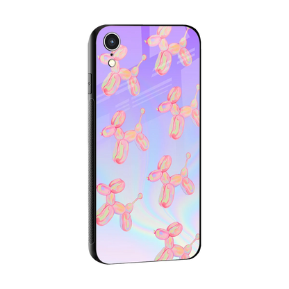 Unicorn Dreams sleek iphone xr cover with tempered glass back and TPU edges