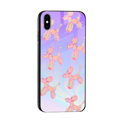 Unicorn Dreams sleek iphone xs max cover with tempered glass back and TPU edges