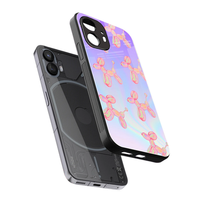 Unicorn Dreams sleek nothing phone 2 cover with tempered glass back and TPU edges