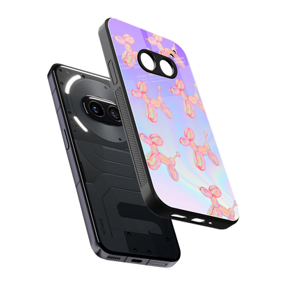 Unicorn Dreams sleek nothing phone 2a cover with tempered glass back and TPU edges