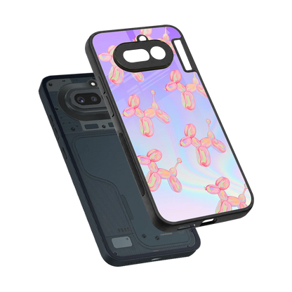 Unicorn Dreams sleek nothing phone 4a cover with tempered glass back and TPU edges