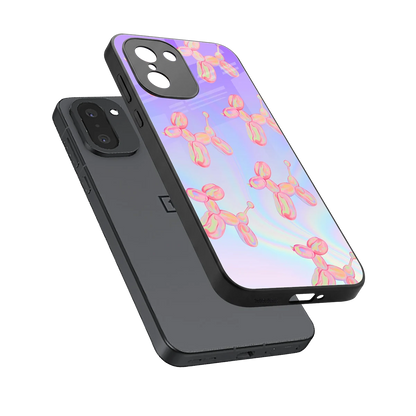 Unicorn Dreams sleek oneplus 15r cover with tempered glass back and TPU edges