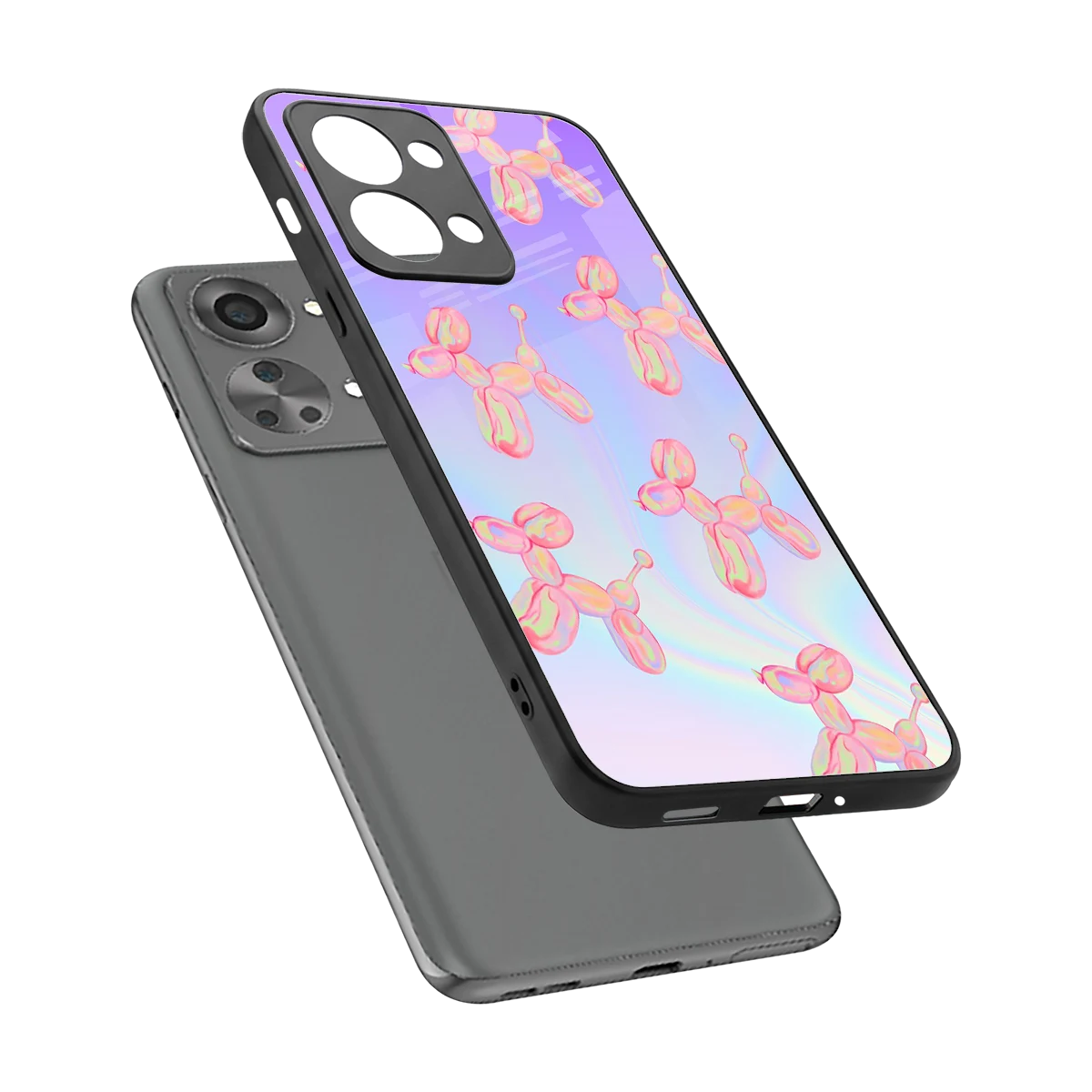 Unicorn Dreams sleek oneplus nord 2t cover with tempered glass back and TPU edges