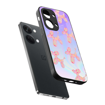 Unicorn Dreams sleek oneplus nord 3 cover with tempered glass back and TPU edges