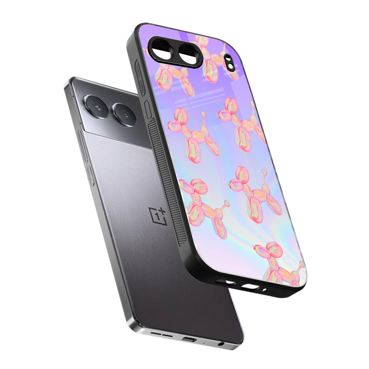 Unicorn Dreams sleek oneplus nord 4 cover with tempered glass back and TPU edges