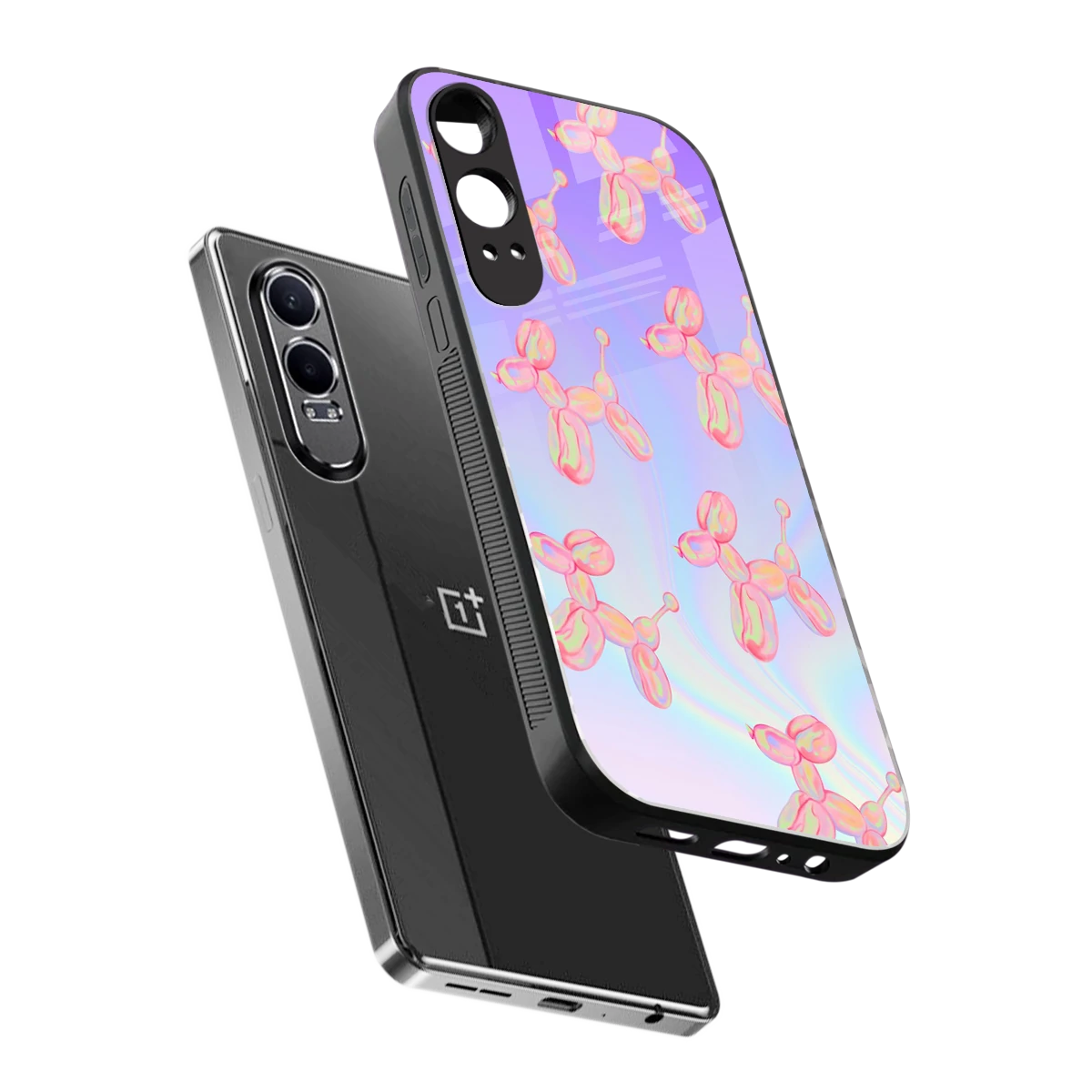 Unicorn Dreams sleek oneplus nord ce 4 lite cover with tempered glass back and TPU edges