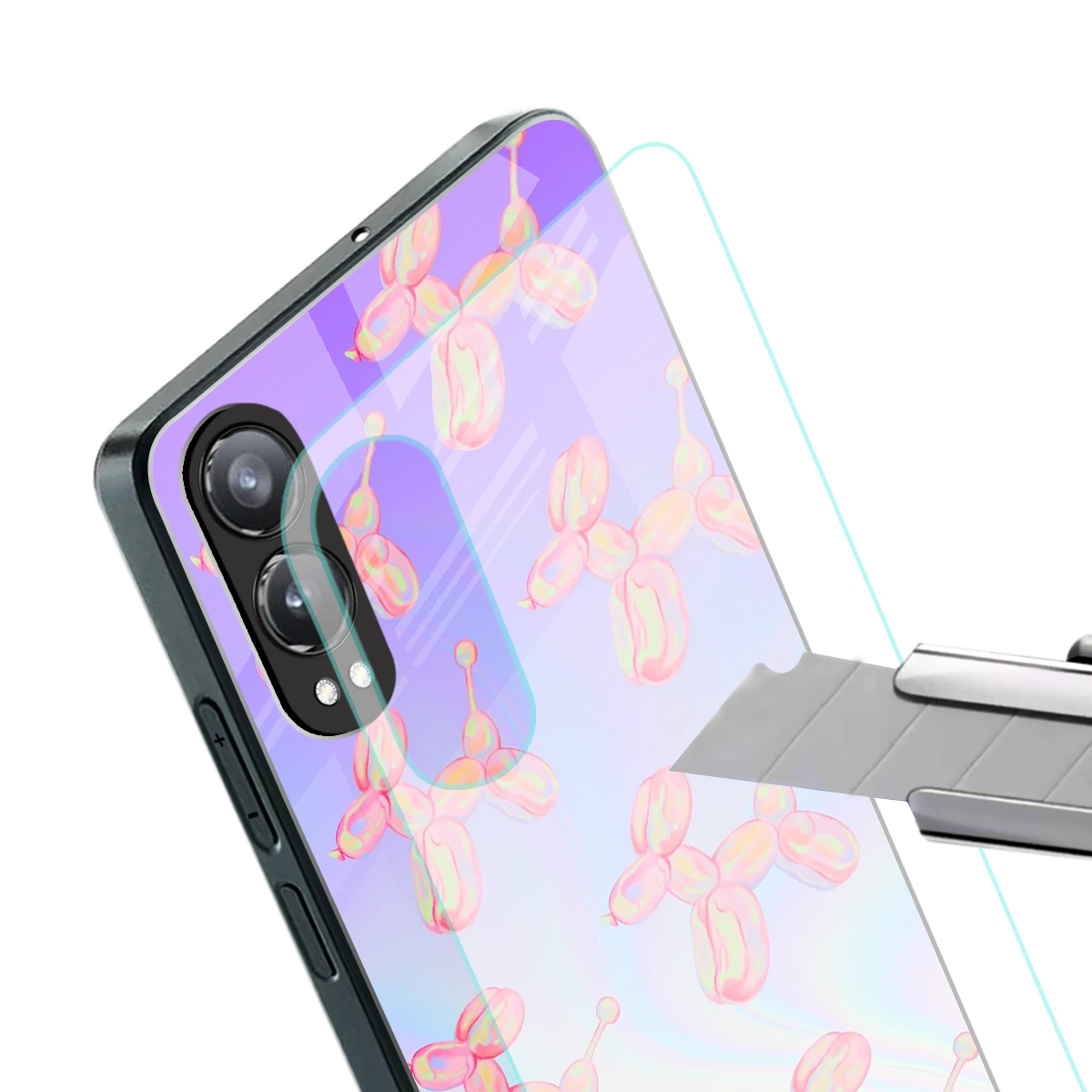 Unicorn Dreams stylish phone case for oneplus nord ce 4 lite | glossy glass and slim fit