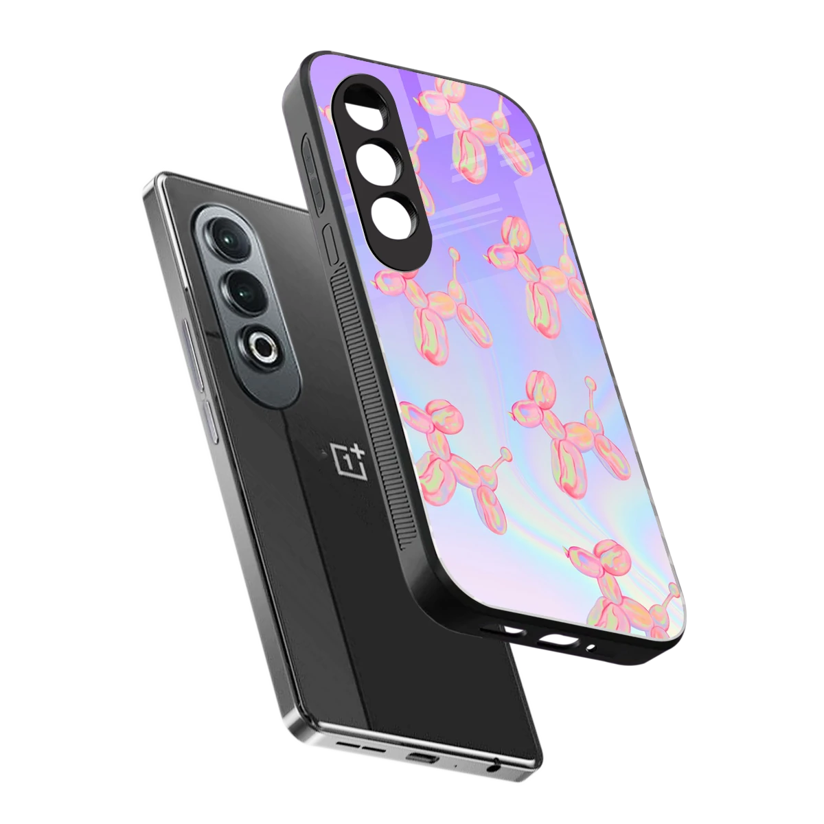 Unicorn Dreams sleek oneplus nord ce 4 cover with tempered glass back and TPU edges